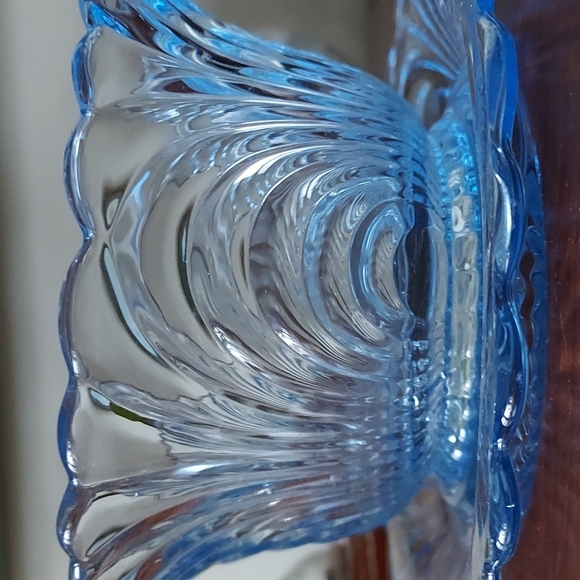 💙Cambridge ice Moonlight Blue Caprice bowl underplate art deco mayonnaise bowl - Picture 5 of 17